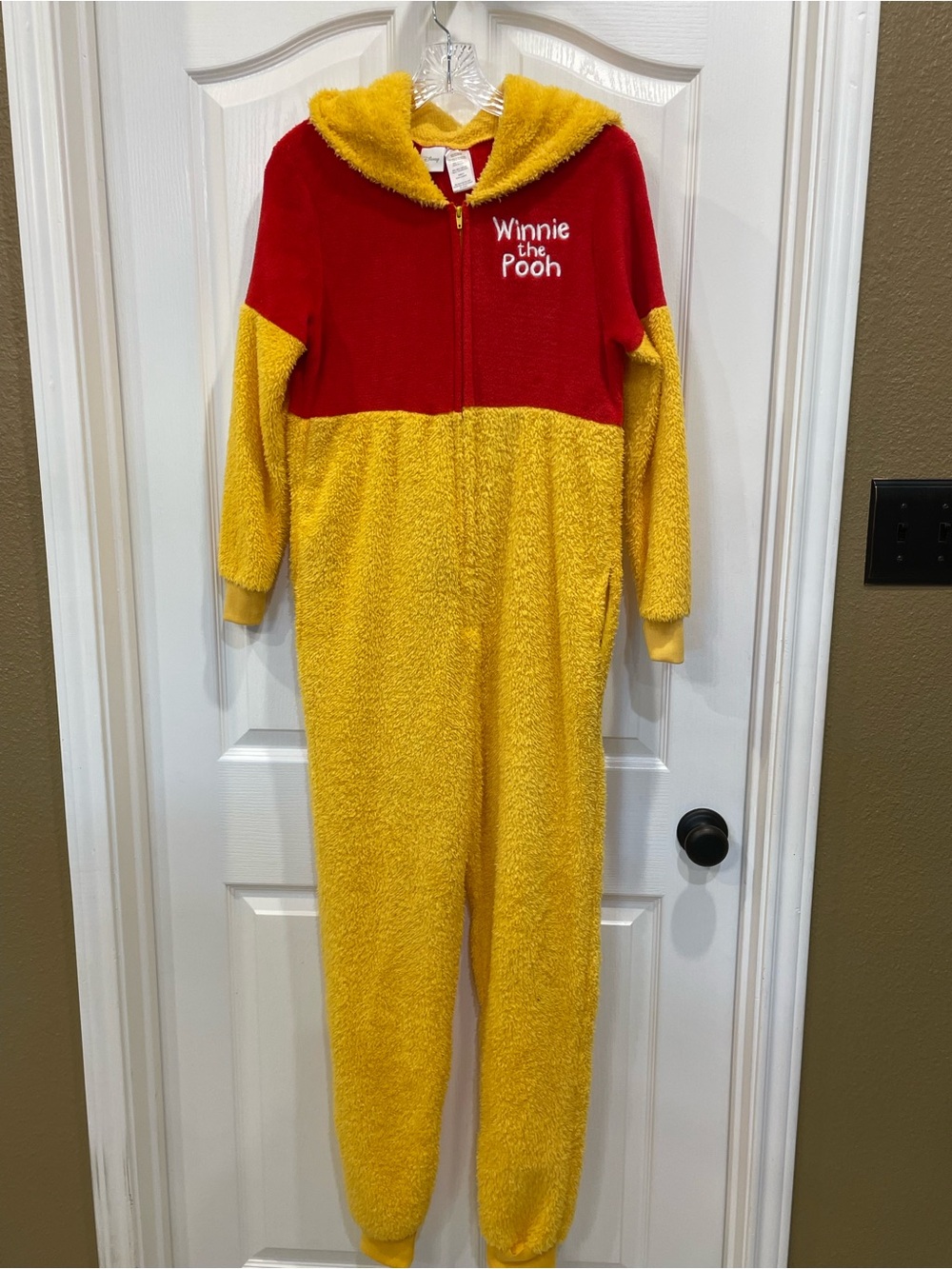 Winnie the Pooh Zip Front Hooded Onesie Pajamas